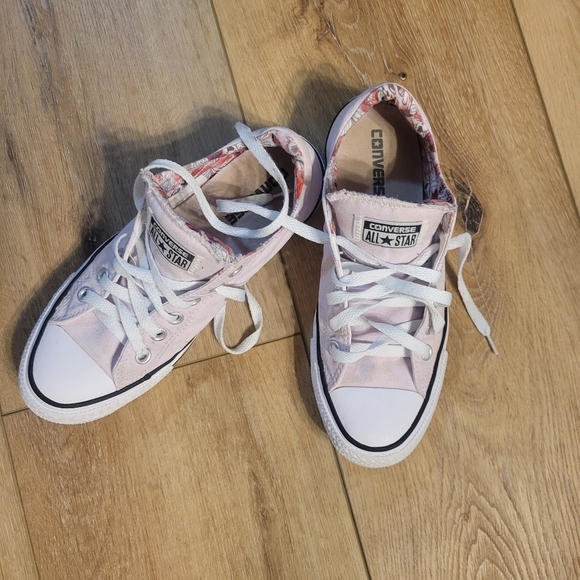 Converse Pink All Star Sneakers Size 8 - Picture 1 of 5